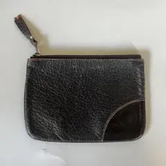 コムデギャルソン 長財布 フラワーエンボス柄 ブラウン 茶 モード 
