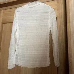 【美品】シャーリングシアープオーバーオーバー　レディース フリー ホワイト