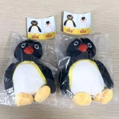 PINGUのぬいぐるみ マスコット ピングー ２個セットガチャガチャのサムネイル