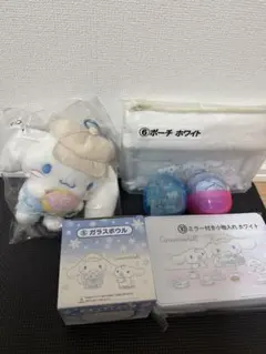 【サンリオ/シナモロールグッズ】 くじ、ガチャまとめ売り 6点セット