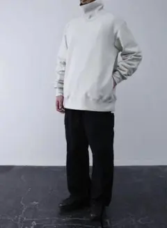 パースプロジェクト ハイ モックネック スウェット トレーナー