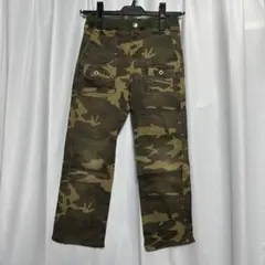 XLARGE KIDS パンツ 130cm 迷彩柄 ポケット付き
