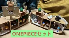 ワンピース　ミニミニフィギュアセット！ メリー号部屋付き！レアです！ ワンピース フィギュア ゴーイングメリー号 サウザンドサニー号