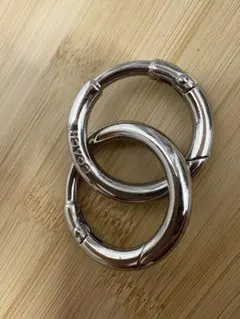 m*2様 Coach メタル ダブルリング キーホルダーのサムネイル
