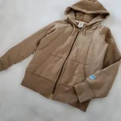 オーシバル　ORCIVAL パーカー ベージュ スウェット　ジップ XS