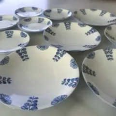 新品☆古川桜 シダ文 楕円皿 2枚 - メルカリ
