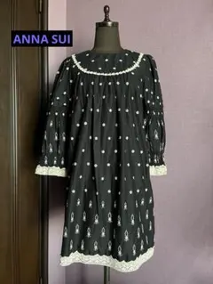 ANNA SUI アナスイ ワンピース コットン 刺繍