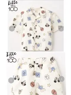 しまむら　リトシー　LITTC ディズニー　100周年　セットアップ90㎝
