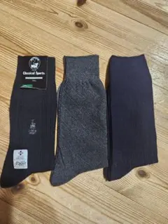 メンズ靴下ソックス3足セット