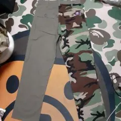 USA製　GUNG HO ガンホー 　ツートンベイカーパンツ　W32 L32のサムネイル