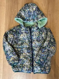グリーンレーベル　花柄　フリース　リバーシブル　アウター　　サイズ125