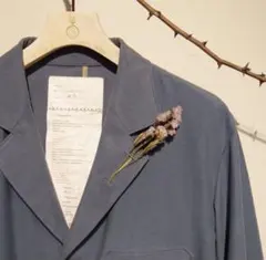 PHABLIK × KAZUI ライトブルー ショップコート