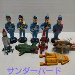 サンダーバード 1〜4号 プラスキャラクターキーホルダーセット新品