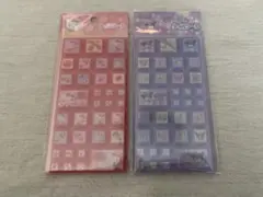 キティー・クロミ　タイルシール 2個セット セブンイレブン