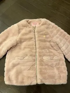 kate spade ファーコート 130 ピンク