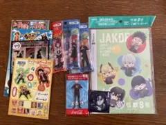 少年ジャンプグッズ　ワンピース 呪術廻戦 ヒロアカ 鬼滅 怪獣8号 NARUTO