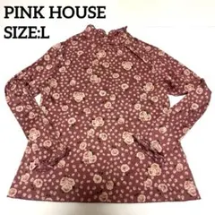 PINK HOUSE ピンクハウス　カットソー　長袖　花柄　レースのサムネイル