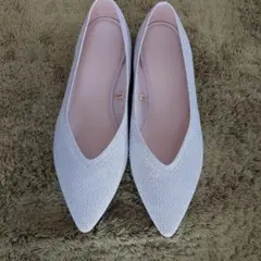 GU　フラットシューズ シルバーのサムネイル