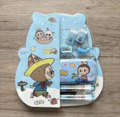 Labubu ラブブ ブルー キッズ 子供用 文房具セット