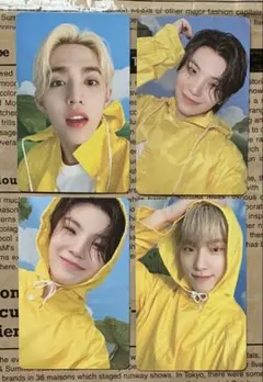 SEVENTEENエスクプス＆ウジ＆ディノ公式ランダムトレカ新品未使用品４枚