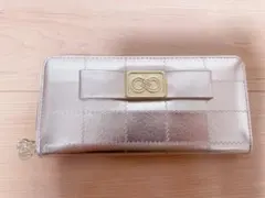 水晶院　長財布　金色リボン結び　ゴールド　新品未使用