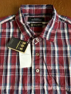 キンロックアンダーソン　半袖チェックポロシャツ  新品