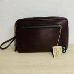 SPIRIT OF STRANGER 本革 クラッチバック ブラウン