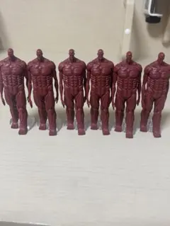 進撃の巨人　一番くじ　I賞　地ならし　フィギュア6体