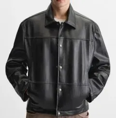 ZARA フェイクレザーシャツジャケット【新品未使用】完売品/S
