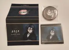 鬼滅の刃 ダイニング　ウェルカムPOPカード　缶バッジ 3点セット鬼舞辻無惨