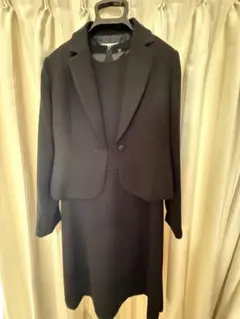 礼服ブラックワンピーススーツ2点セット