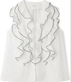 FRAY I.D フリルメロータンクトップブラウス インナーなし