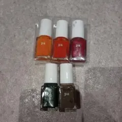 pa ネイルカラーセット 5色　未使用