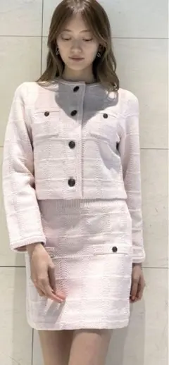 バレンタイン1/28川口春奈ちゃんsnidelツイードジャケット・ミニスカセット