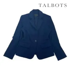08T958☆ TALBOTS ストレッチ ビジネス ーラードジャケット 春秋のサムネイル