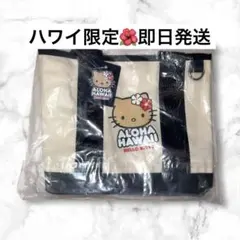 【即日発送★ハワイ限定】日焼けキティー　ミニトートバッグ　ブラック