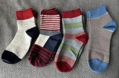 【美品】　靴下屋　 靴下セット　ボーダー