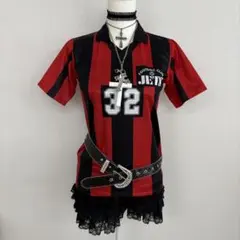 ブラジル　Tシャツ　ピチT 平成　ギャル　y2k グランジ　テック　サッカーのサムネイル