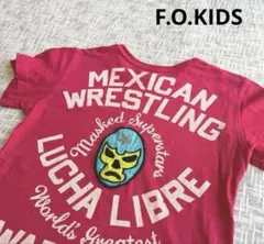 エフオーキッズ ルチャリブレ Tシャツ 半袖 130 140 プロレス マスクのサムネイル