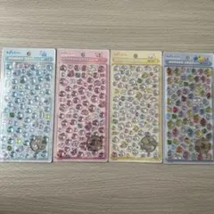 (正規品)ボンボンドロップシールmini しずくちゃん4種セット