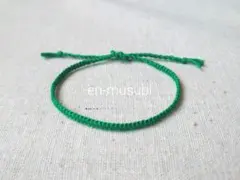 ミサンガ☆緑☆アンクレットにも