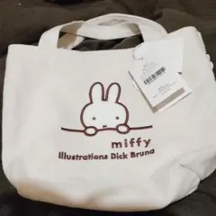【新品未使用】ミッフィーミニトートバッグ ミッフィーフェイス