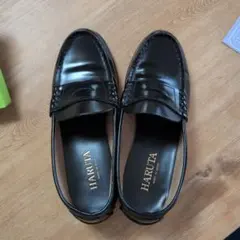 HARUTA 　ハルタ　ローファー　ブラック　24cmEE