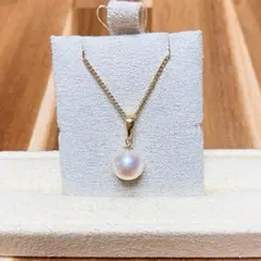 百貨店商品総本店】2602天女級プラチナPTアコヤ真珠8.0-8.5