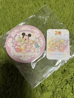 ダッフィー&フレンズ　コースター　ステッカー