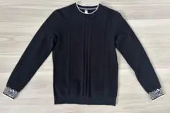 adidas 黒 長袖ニット Mサイズのサムネイル