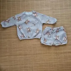 クマ柄 80サイズ セットアップ