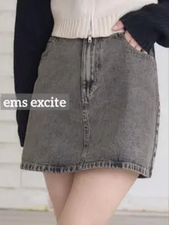 k0869 ems excite アソートデザインミニスカート　ブラック系のサムネイル