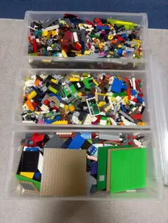 無印良品収納付き】LEGO レゴ 大量セット まとめ売り パーツ 基礎板 