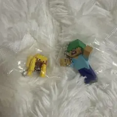 MINECRAFT マインクラフト　マイクラ スイングマスコット3　2個セット